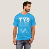 McGhee Tyson Airport TYS T - Shirt (Vorne ganz)