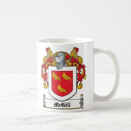McGill Familienwappen Kaffeetasse (Rechts)