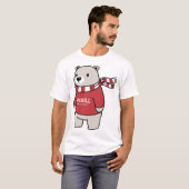 McGill University Bear with Sweater T-Shirt (Vorne ganz)