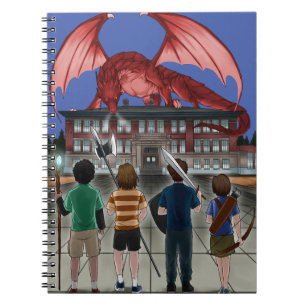 McGilvra DnD Club Kids vs. Dragon Spiral Notebook Notizblock