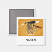 "McGinty" Dish Washer Status Magnet (Vorderseite/Rückseite)