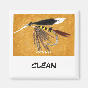 "McGinty" Dish Washer Status Magnet