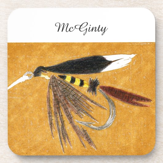 "McGinty" Trout Nassfliege Untersetzer (Vorderseite)