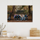 McGolrick Park - 5 schlafende Männer Poster (Küche)