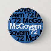 McGovern '72 Kampagnen-Knopf Button (Vorderseite)