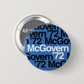 McGovern '72 Kampagnen-Knopf Button (Vorne & Hinten)