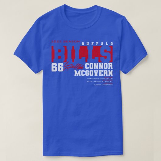 McGovern Bills 2023 T-Shirt (Design vorne)