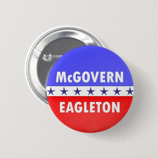 McGovern Eagleton Button (Vorne & Hinten)
