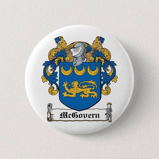 McGovern Familienwappen Button (Vorderseite)