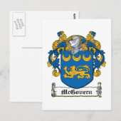 McGovern-Familienwappen Postkarte (Vorne/Hinten)