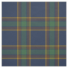 McGovern Tartan Pattern Navy und Green Irish Karie Stoff