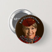 McGovernor Sarah Palin Button (Vorne & Hinten)