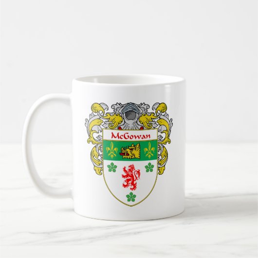 McGowan Wappen (überzogen) Kaffeetasse (Links)