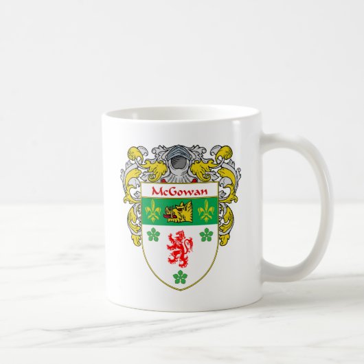 McGowan Wappen (überzogen) Kaffeetasse (Rechts)
