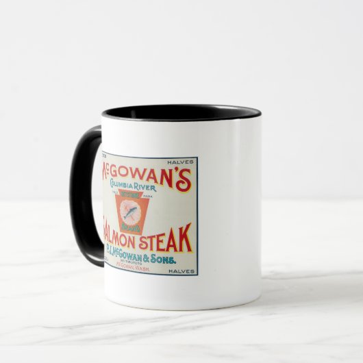 McGowan, Washington - Keystone Lmon Case Label Tasse (Vorderseite Links)