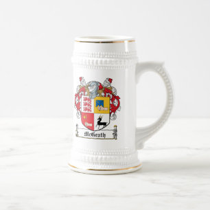 McGrath Familienwappen Bierglas