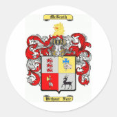 McGrath Runder Aufkleber (Vorderseite)