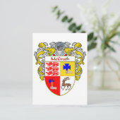 McGrath-Wappen (mantled) Postkarte (Stehend Vorderseite)