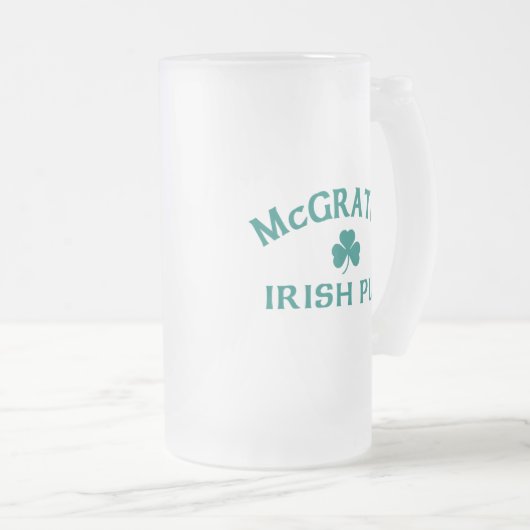 McGrath's Irish Pub Mattglas Bierglas (VorderseiteRechts)