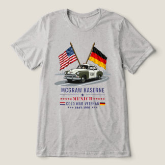 McGraw-Kaserne München Kalter Krieg Veteran MP Tri-Blend Shirt