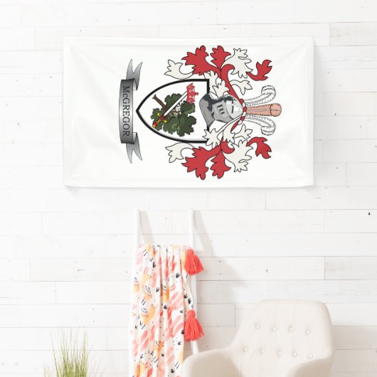 McGregor Familienwappen-Wappen Banner (Insitu)