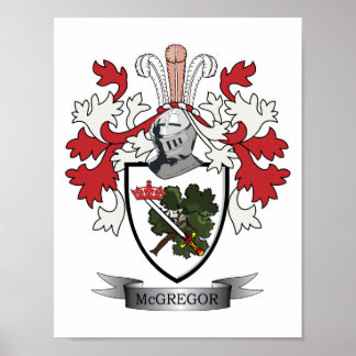McGregor-Familienwappen-Wappen Poster