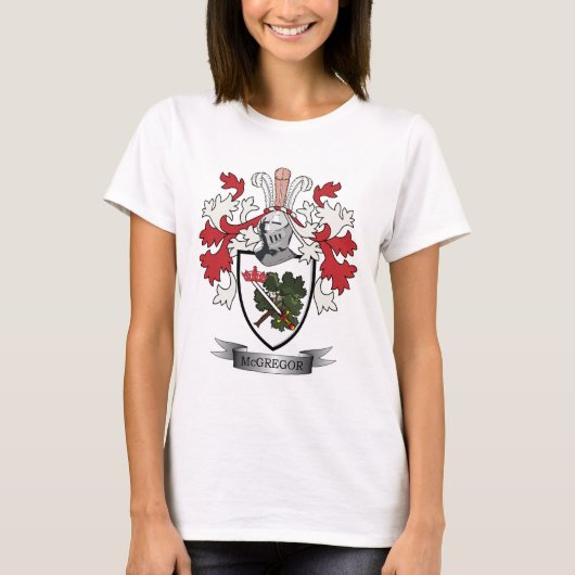 McGregor Familienwappen-Wappen T-Shirt (Vorderseite)