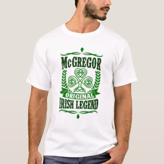 McGregor Name St. Patrick's Day Irish Legend Shamr T-Shirt