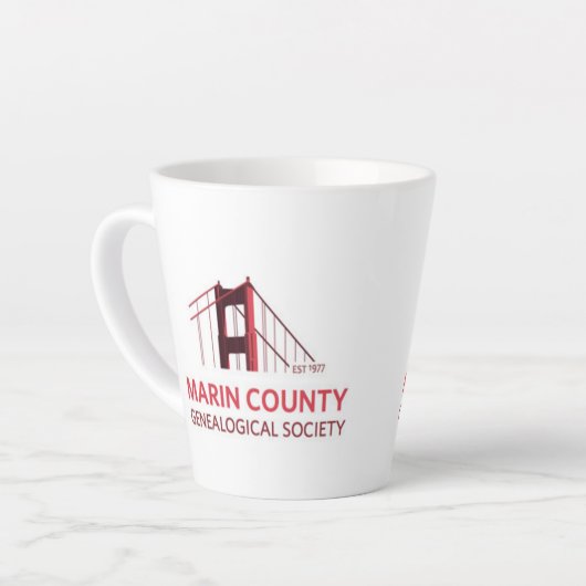 MCGS Logo Latte Tasse (Linke Ecke)