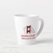 MCGS Logo Latte Tasse (Rechte Ecke)