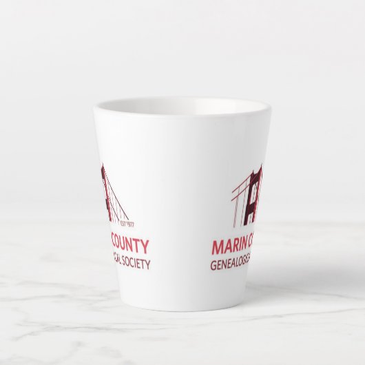 MCGS Logo Latte Tasse (Vorderseite)
