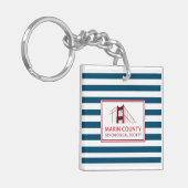 MCGS Strip-Logo mit Grenze Schlüsselanhänger (Vorderseite links)