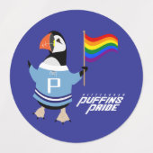 McGuffin Puffin Pride Etiketten (Design 2)