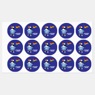 McGuffin Puffin Pride Etiketten