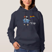 McGuffin Puffin Pride Hoodie (Vorderseite)