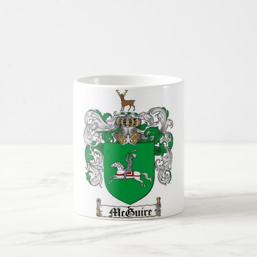 McGuire Familienwappen-Kaffee-Tasse Kaffeetasse (Mittel)