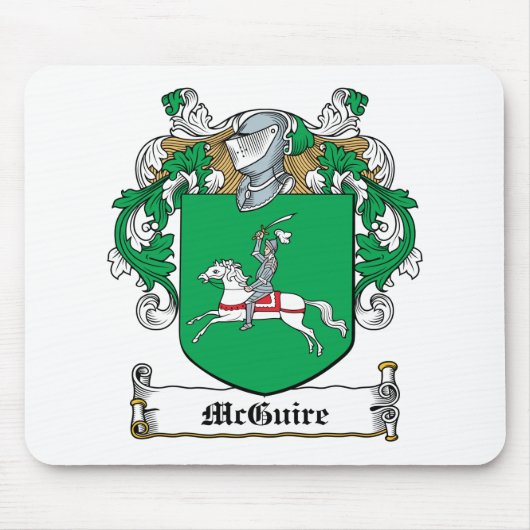 McGuire Familienwappen Mousepad (Vorne)