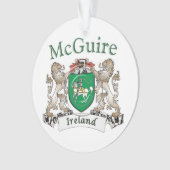 McGuire Familienwappen-Verzierung Ornament (Vorderseite)