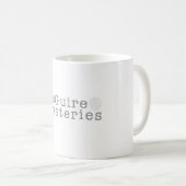 McGuire Geheimnislogo Kaffee-Tasse Kaffeetasse (VorderseiteRechts)
