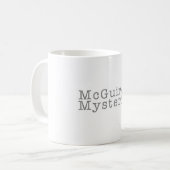 McGuire Geheimnislogo Kaffee-Tasse Kaffeetasse (Vorderseite Links)