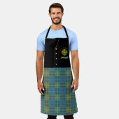 McGuire Irish Shield & Tartan Personalisiert Kilt Schürze (Getragen)