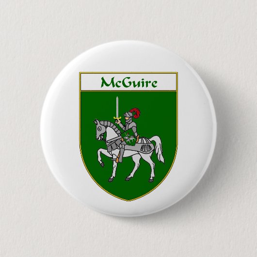McGuire Wappen/Familienwappen Button (Vorderseite)