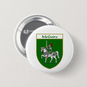 McGuire Wappen/Familienwappen Button (Vorne & Hinten)