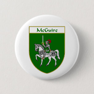 McGuire Wappen/Familienwappen Button