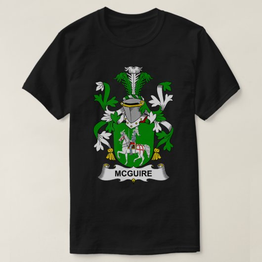 McGuire-Wappen-Familienwappen T-Shirt (Design vorne)