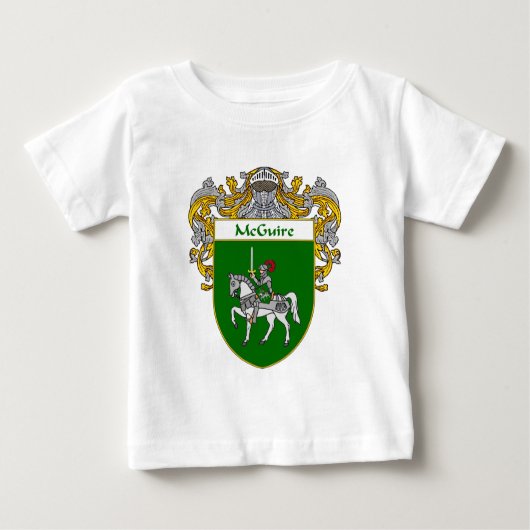 McGuire Wappen (überzogen) Baby T-shirt (Vorderseite)