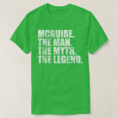 McguireMcguire Familienname Mcguire Nachname Mcgui T-Shirt (Design vorne)