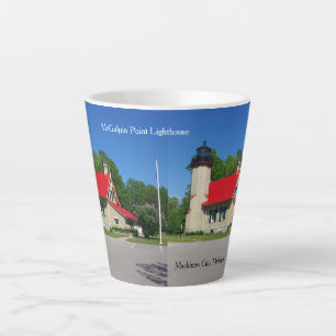 McGulpin Point Leuchtturm Latte-Tasse Milchtasse