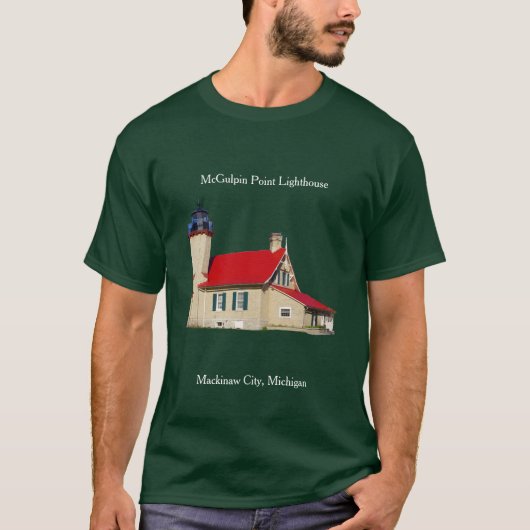 McGulpin Point Lighthouse 2019, dunkel T-Shirt (Vorderseite)