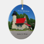 McGulpin Point Lighthouse 2019 Keramik Ornament (Rechts)
